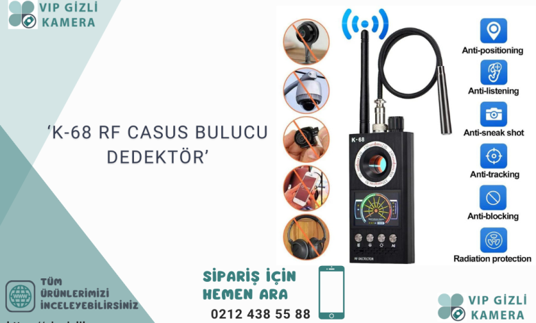 K 68 RF Casus Bulucu Dedektor